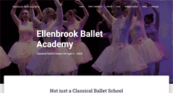 Desktop Screenshot of ellenbrookballet.com